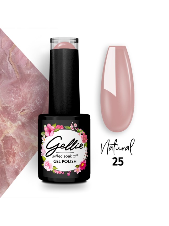 Gellie Ημιμόνιμο Βερνίκι Natural 25