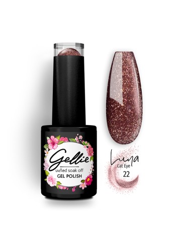 Gellie Ημιμόνιμο Βερνίκι Luna Cat Eye 22