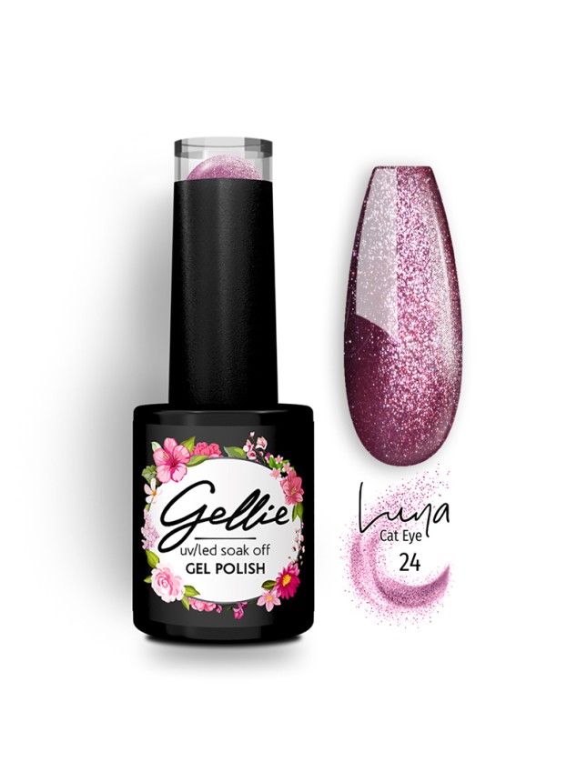 Gellie Ημιμόνιμο Βερνίκι Luna Cat Eye 24