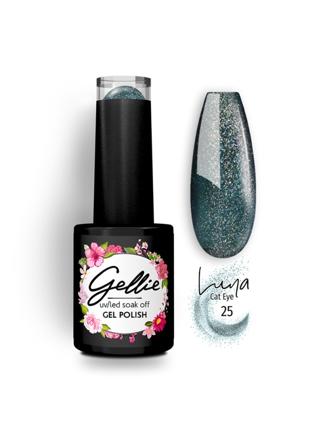 Gellie Ημιμόνιμο Βερνίκι Luna Cat Eye 25