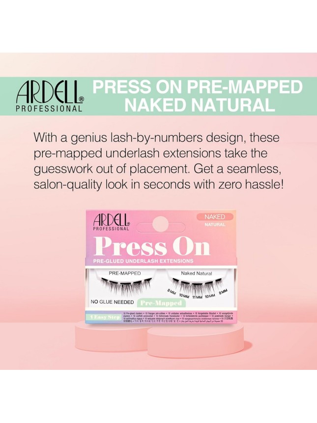 Ardell Press On Naked Pre-Glued Underlash Extensions