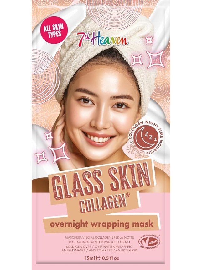 7th Heaven Glass Skin Collagen Wrapping Mask