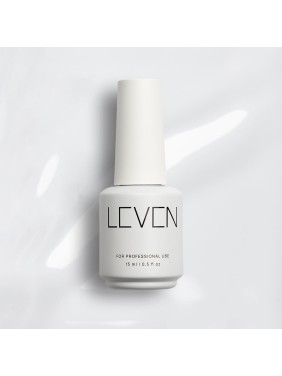 Leven | Ημιμόνιμο βερνίκι 15ml no. 001 Perfect White Leven | Ημιμόνιμο βερνίκι 15ml no. 001 Perfect White