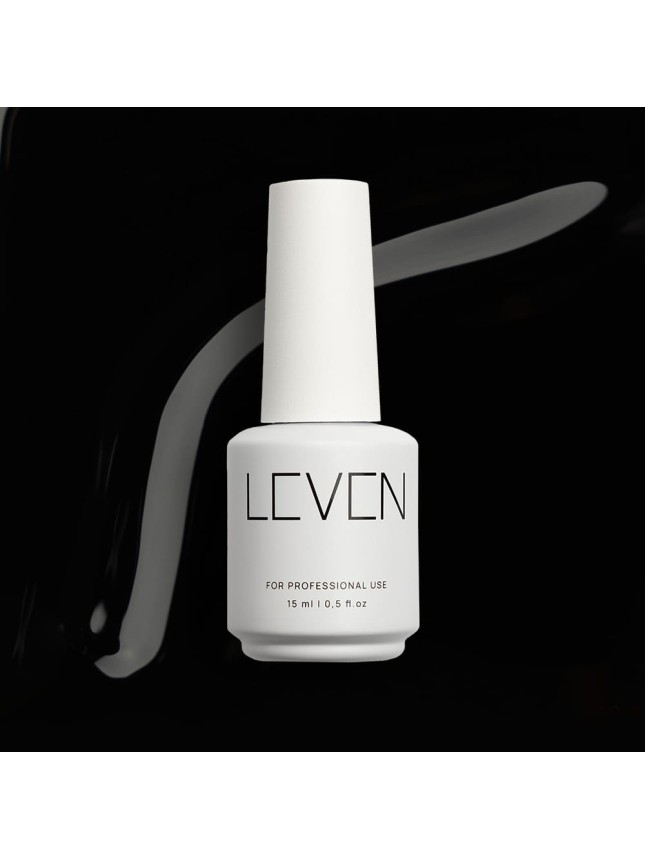 Leven | Ημιμόνιμο βερνίκι 15ml no. 002 Back to Black