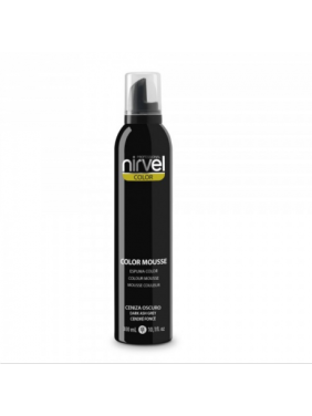 Nirvel Color Mousse 300ml Χρωμοαφρός Χρώμα Dark Ash Grey Ανθρακί
