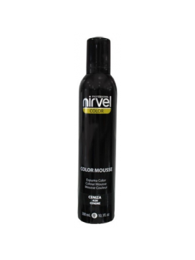 Nirvel Color Mousse 300ml Χρωμοαφρός χρώμα Σκούρο Σταχτί