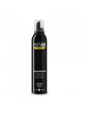 Nirvel Color Mousse 300ml Χρωμοαφρός χρώμα καστανό