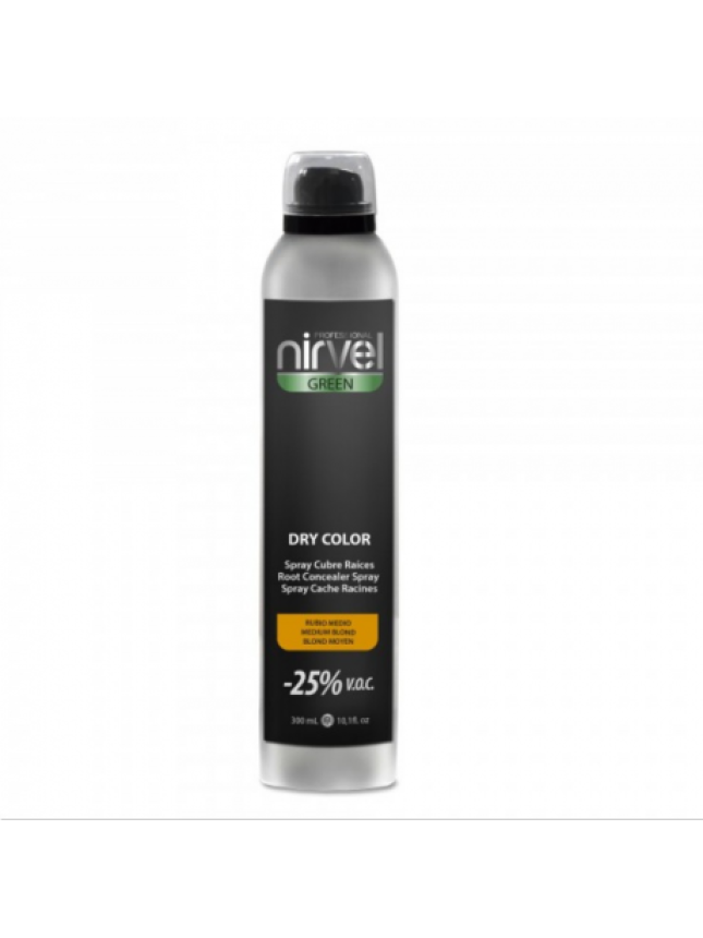 Nirvel Dry Color Medium Blond 300ml Ξηρή βαφή σε σπρέυ