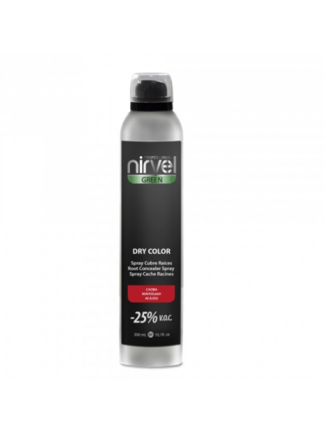 Nirvel Dry Color Mahogany 300ml Ξηρή βαφή σε σπρέυ χρώματος κόκκινο