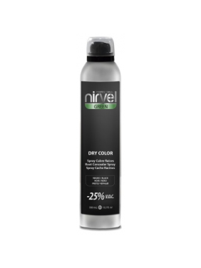 Nirvel Dry Color Black 300ml Ξηρή βαφή σε σπρέυ