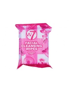 W7 Facial Cleansing Wipes Μαντηλάκια Καθαρισμού Προσώπου