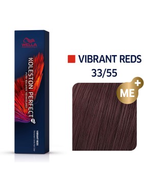 Wella Koleston Perfect Me+ Vibrant Reds 33/55 Καστανό Σκούρο Έντονο Μαονί 60ml