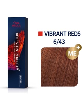 Wella Koleston Perfect Me+ Vibrant Reds 6/43 Ξανθό Σκούρο Κόκκινο Χρυσό 60ml
