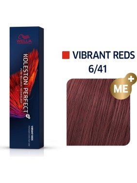Wella Koleston Perfect Me+ Vibrant Reds 6/41 Ξανθό Σκούρο Κόκκινο Σαντρέ 60ml