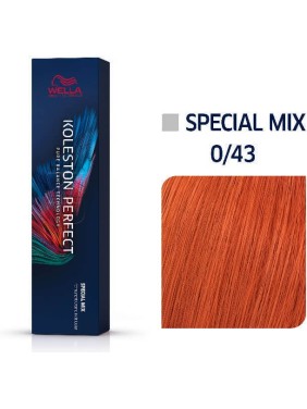 Wella Koleston Perfect Me+ Special Mix 0/43 Κόκκινο Χρυσό 60ml