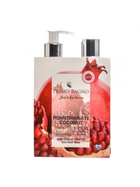 Primo Bagno POMEGRANATE COCONUT ΛΟΣΙΟΝ ΣΩΜΑΤΟΣ 300ML & ΑΦΡΟΛΟΥΤΡΟ 300ML