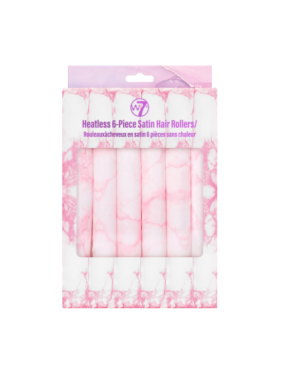 W7 HEATLESS 6PCS SATIN HAIR ROLLERS