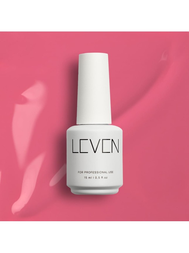Leven | Ημιμόνιμο βερνίκι 15ml no. 019 Dark Rose