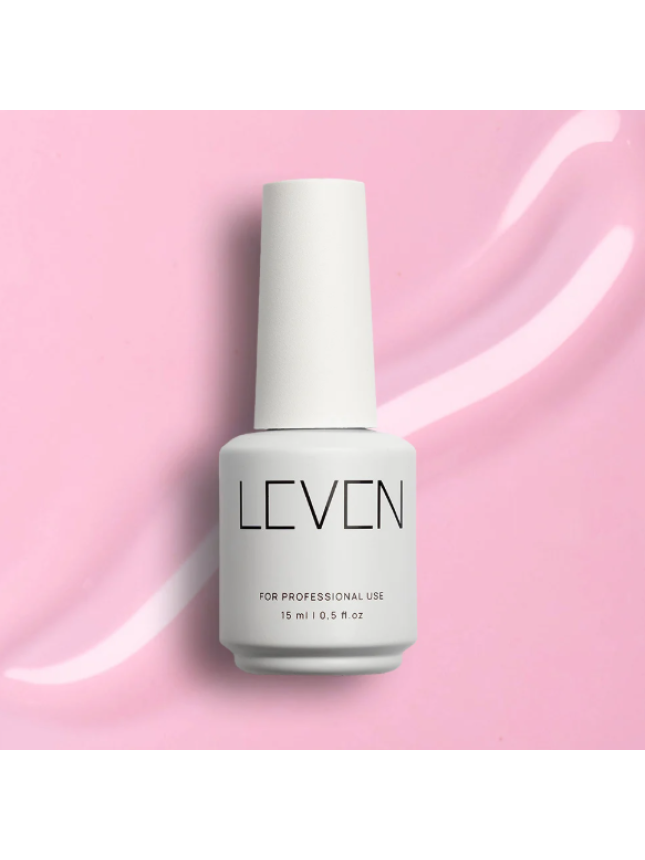 Leven | Ημιμόνιμο βερνίκι 15ml no. 165 Cotton Candy