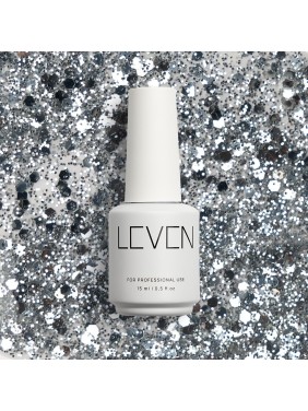 Leven | Ημιμόνιμο βερνίκι με glitter/shimmer 15ml no. G009 Sparkle Leven | Ημιμόνιμο βερνίκι με glitter/shimmer 15ml no. G009 Sparkle