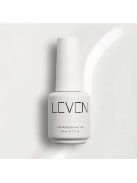 Leven | Ημιμόνιμο ημιδιάφανο βερνίκι 15ml no. S002 Milky
