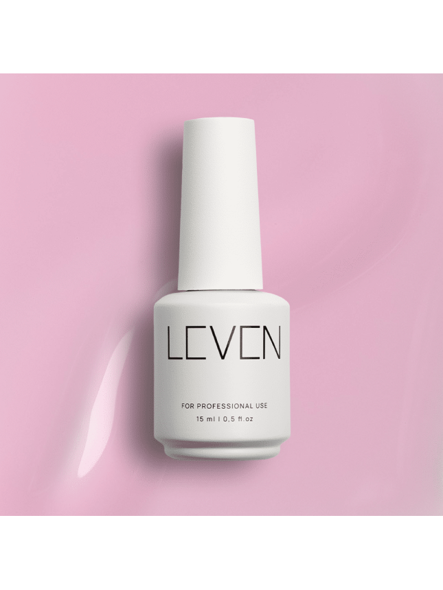 Leven | Ημιμόνιμο ημιδιάφανο βερνίκι 15ml no. S004 Cotton Pink