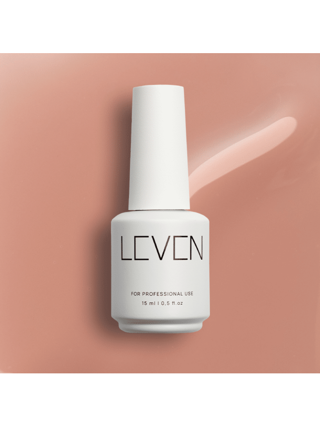 Leven | Ημιμόνιμο ημιδιάφανο βερνίκι 15ml no. S006 Natural Beige