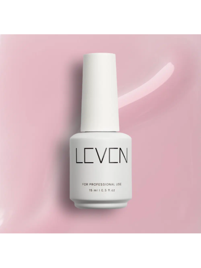 Leven | Ημιμόνιμο ημιδιάφανο βερνίκι 15ml no. S007 Delicate Rose