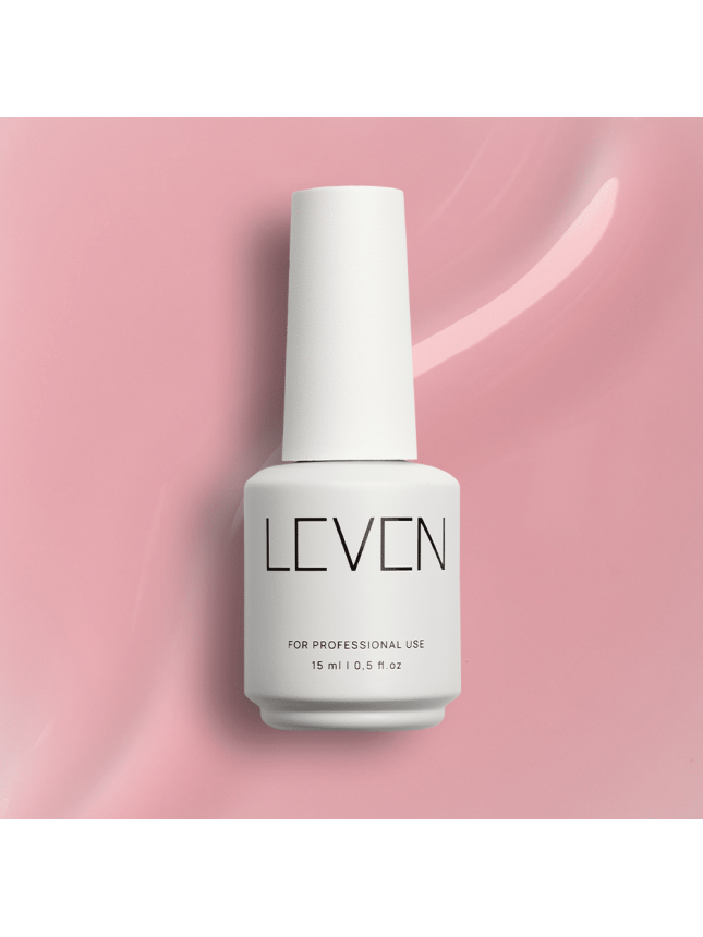 Leven | Ημιμόνιμο ημιδιάφανο βερνίκι 15ml no. S008 Rose Beige