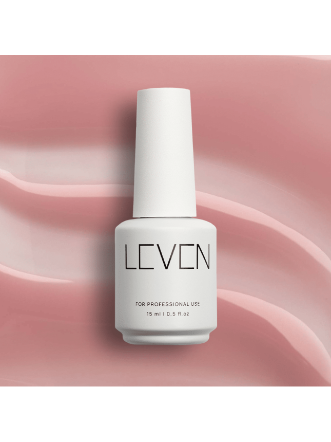 Leven | Ημιμόνιμο ημιδιάφανο βερνίκι 15ml no. S010 Dusty French