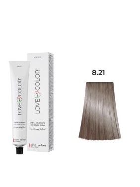 dott.Solari Love Me Color Βαφή μαλλιών 8.21 Ξανθό Ανοιχτό Ιριζέ - 100ml