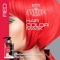 Evialia Χρωμομάσκα Red Με Shea Butter για θρέψη και λάμψη - 300ml