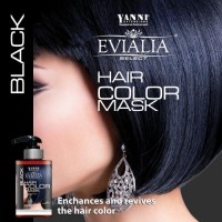 Evialia Χρωμομάσκα Black Με Shea Butter για θρέψη και λάμψη - 300ml