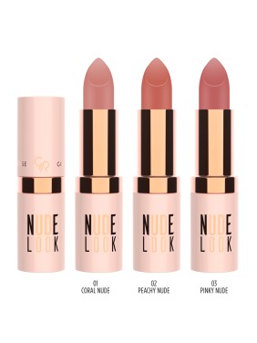 Golden Rose Nude Look Perfect Matte Lipstick 01 Coral Nude