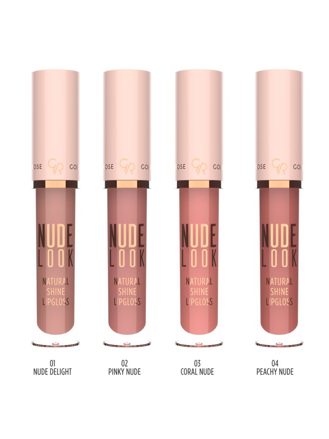 Golden Rose Nude Look Natural Shine Lipgloss 02 Pinky Nude