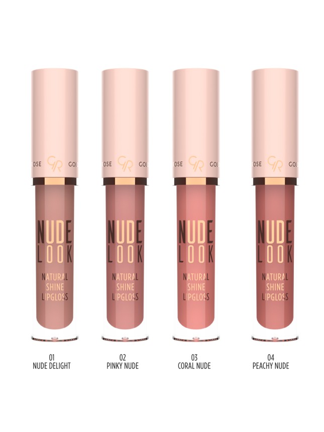 Golden Rose Nude Look Natural Shine Lipgloss 01 Nude Delight