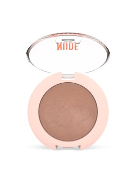 Golden Rose Nude Look Matte & Pearl Baked Eyeshadow Matte - Caramel Nude