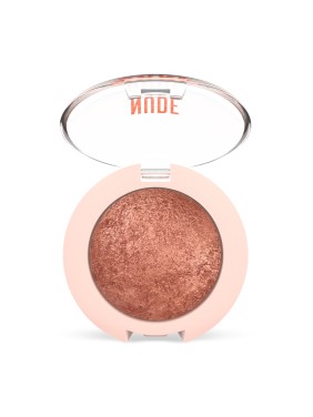 Golden Rose Nude Look Matte & Pearl Baked Eyeshadow Pearl - 02 Rosy Bronze