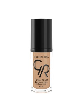 Golden Rose TOTAL COVER 2in1 Foundation & Concealer 18 - Cappuccino