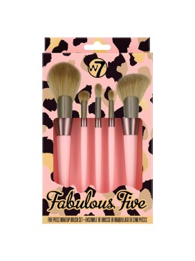 W7 FABULOUS FIVE MAKEUP BRUSH SET