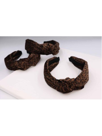 Azure Accessories στέκα leopard με κόμπο (XA-0561)