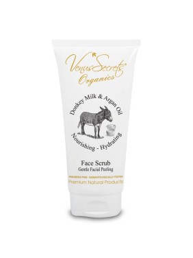 Venus Secret Face Scrub Tube Γάλα γαϊδούρας με έλαιο Argan