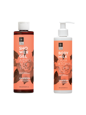 Bodyfarm Gardenia Shower Gel 250ml & Body Milk Set 250ml