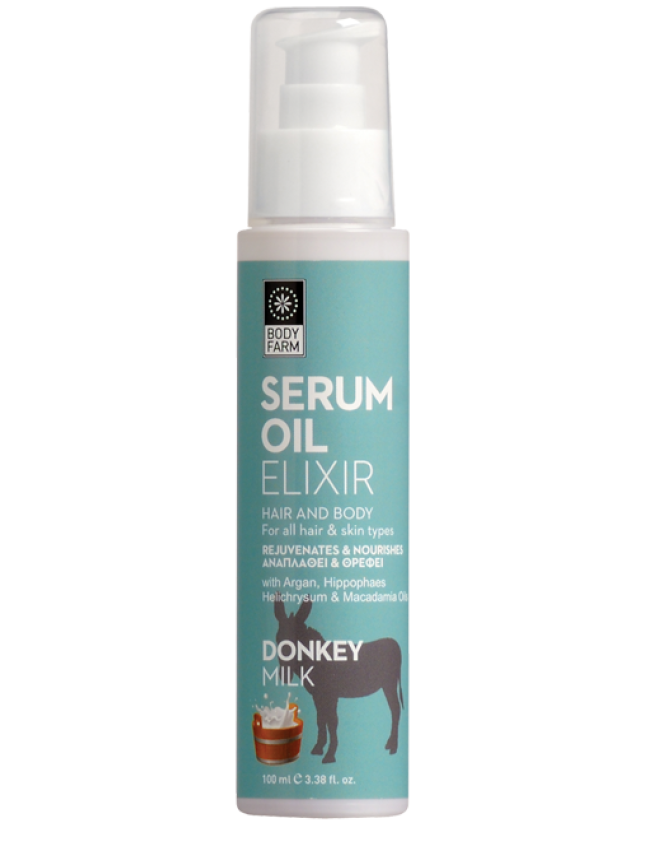BodyFarm Serum Μαλλιών & Σώματος Με Γάλα Γαϊδούρας