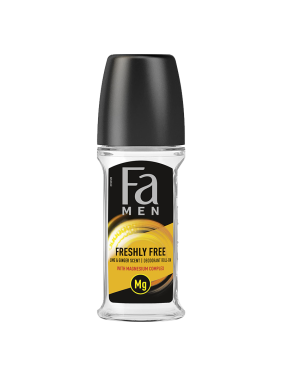 Fa Men Freshly Free Lime & Ginger, Αποσμητικό Roll on, 50ml