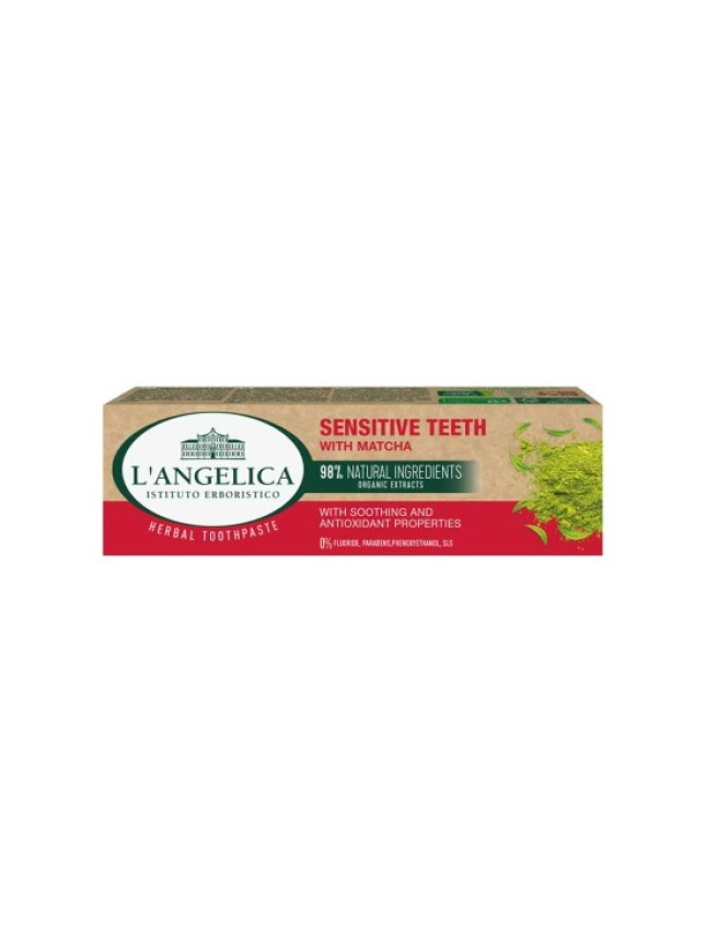 L'ANGELICA HERBAL ΟΔΟΝΤΟΚΡΕΜΑ ΜΕ MATCHA ΓΙΑ ΕΥΑΙΣΘΗΤΑ ΔΟΝΤΙΑ 75ml