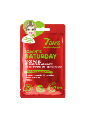 7DAYS Romantic Saturday Sheet Mask 28g