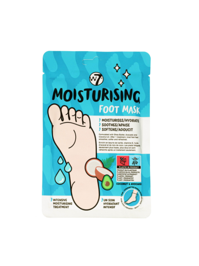 W7 ΜΑΣΚΑ ΠΟΔΙΩΝ MOISTURIZING FOOT MASK - COCONUT - AVOCADO 