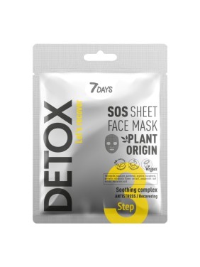 7DAYS SOS Sheet Face Mask Soothing complex