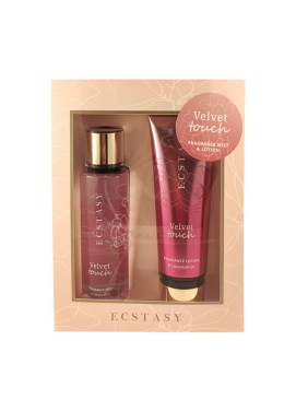 Ecstasy Σετ Δώρου - Velvet Touch Body Cream 236ml + Body Mist 250ml